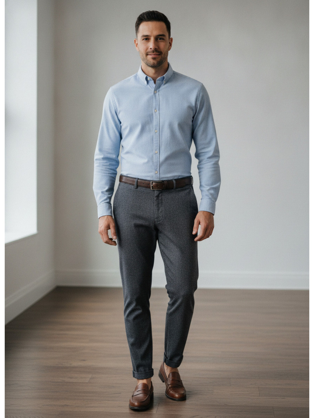 Tommy Hilfiger Mens Gray Dress Pants Slim Fit Tailored Trousers Flat Front